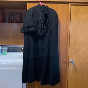 Alex Hayes 100% Wool Cape Coat
